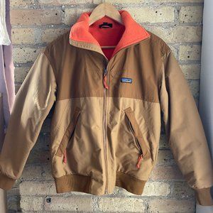 Tan Patagonia Synchilla Shelled Jacket
